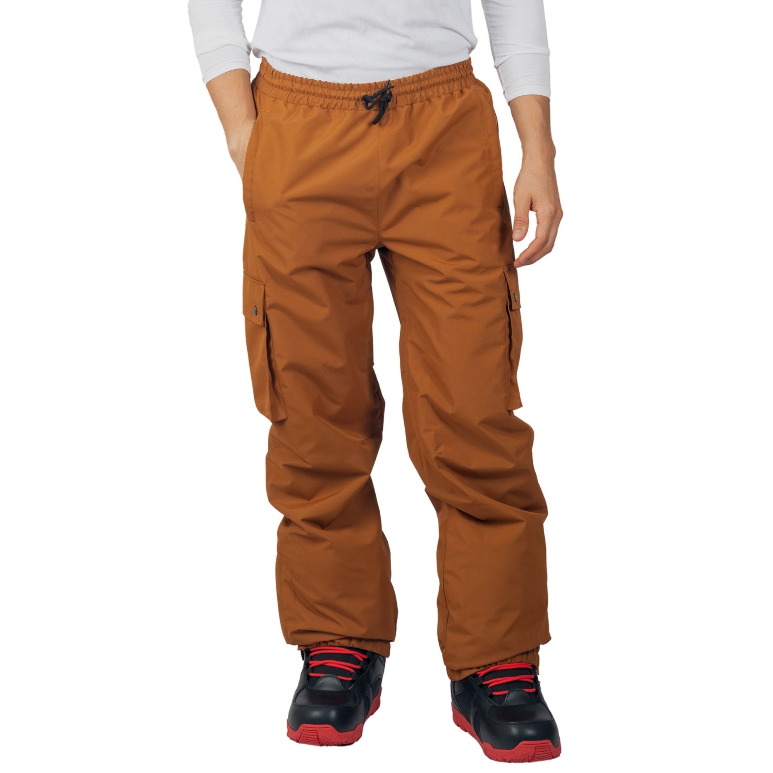Alpine Swiss Mens Snowboard Pants 10K Waterproof Insulated Cargo